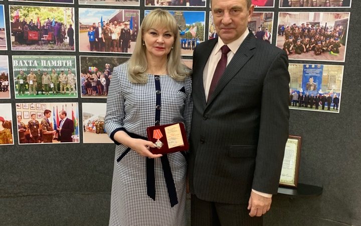 Председателя регионального отделения ДОСААФ России Тамбовской области наградили орденом.