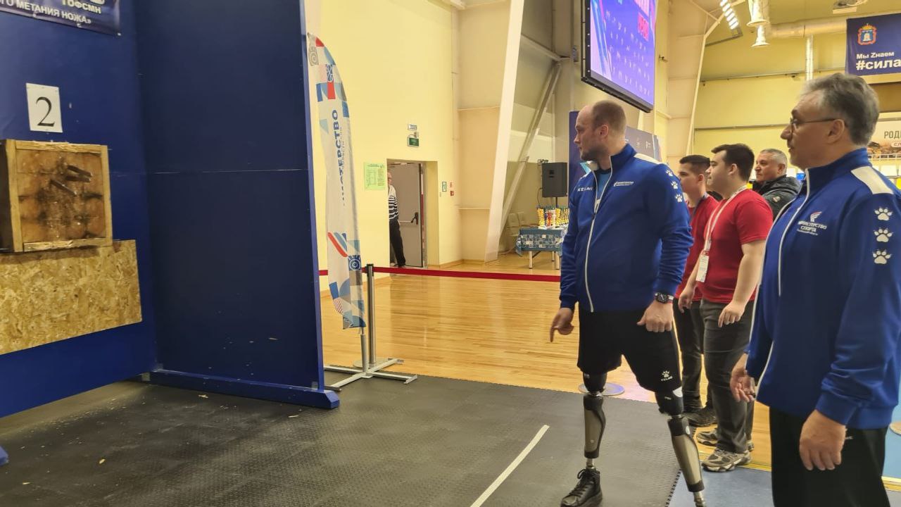 Спортсмены и тренера спортивного клуба ДОСААФ России Тамбовской области города Мичуринска провели мероприятие для ветеранов СВО