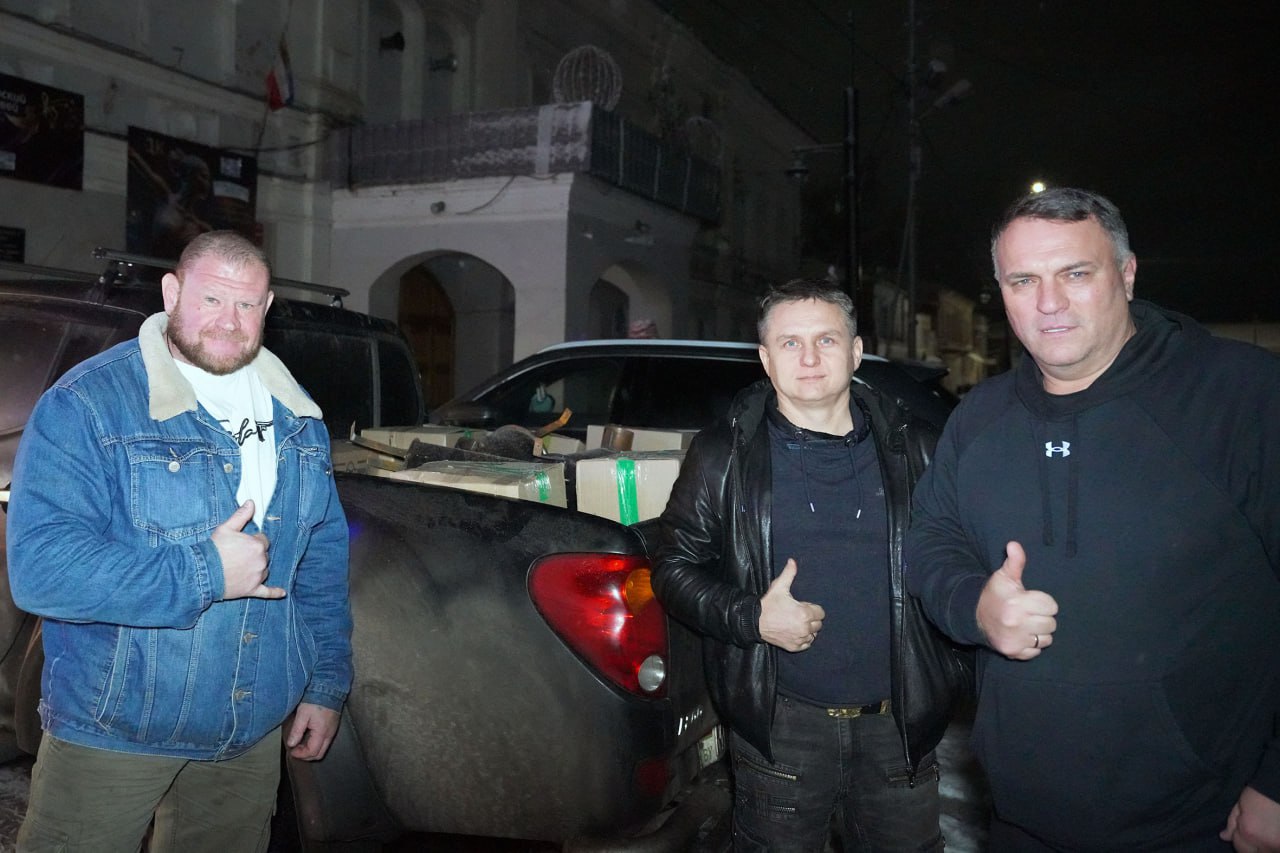 ПЕРЕДАЧА ГУМАНИТАРНОЙ ПОМОЩИ ОТ МОРШАНСКА ДРУЖИНЕ ИМЕНИ ДМИТРИЯ ДОНСКОГО.